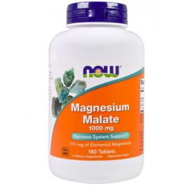 Magnesium Malaat NOW Foods Tabletten Bodystore