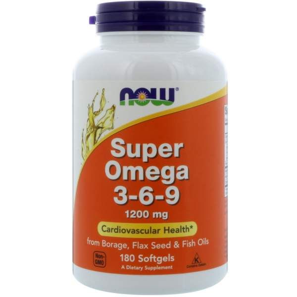 Kaap canvas Assimileren Super Omega 3-6-9 1200 mg | Now Foods - Bodystore