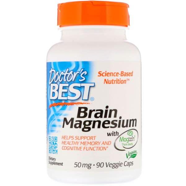 Brain Magnesium with Magtein, 50 mg | Doctor's Best 