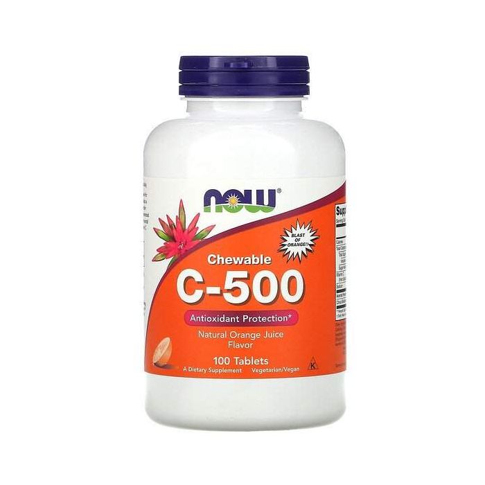 Chewable C-500, Orange - Now Foods 