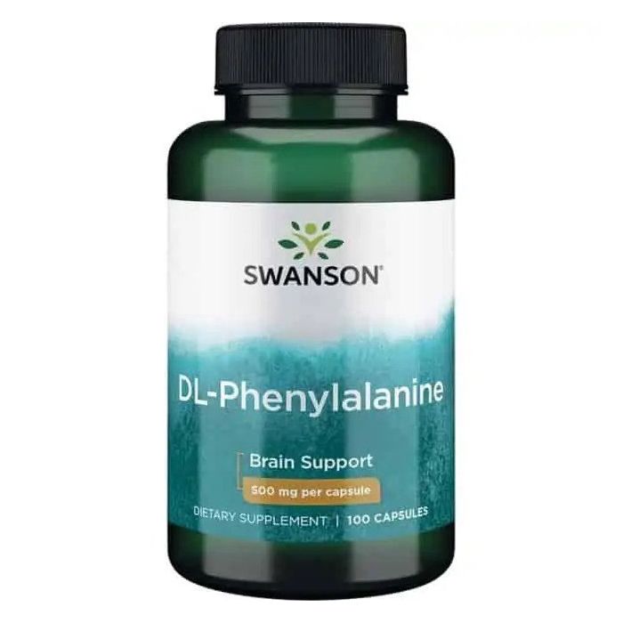 DL-Phenylalanine, Swanson. Samen kunnen D en L-fenylalanine je hersenen en mentale gezondheid ondersteunen door zowel het dopamine- als het endorfineniveau te verhogen. Mijn onderzoek en persoonlijke ervaring suggereren dat het kan helpen bij de behandeli