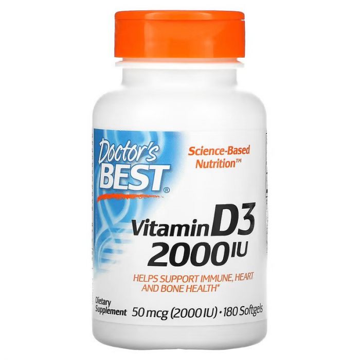 Doctors Best Best Vitamin D3 2000IU. 753950002104