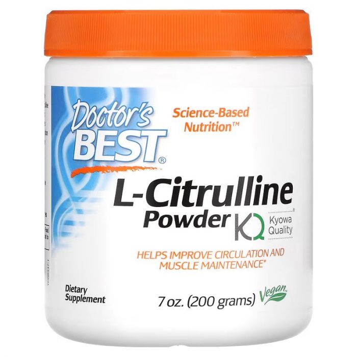 Doctor's Best L-Citrulline Powder, 7 oz (200 g). 753950004375