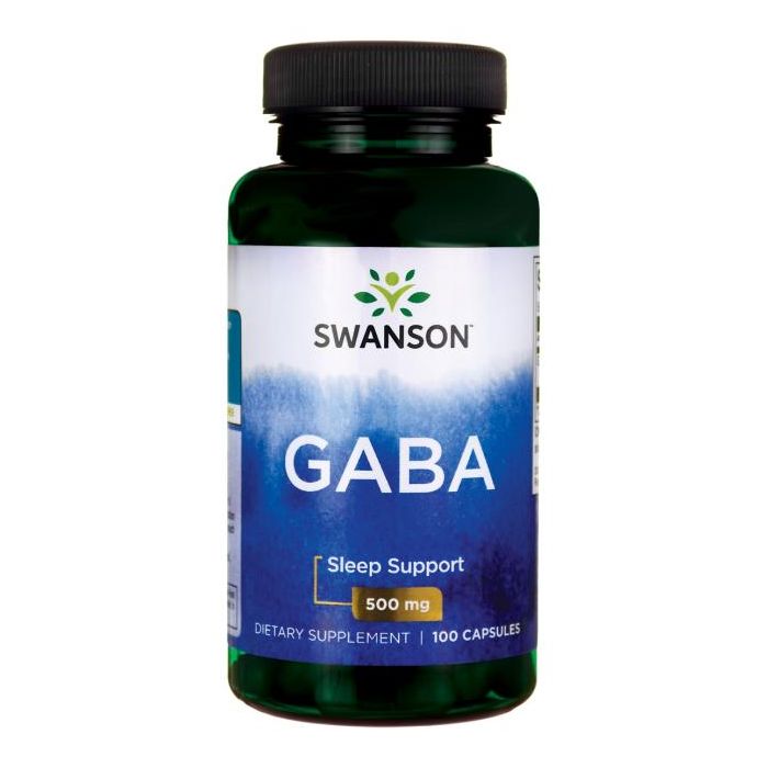 Gaba 500mg - Swanson, 100 Capsules. 087614018720