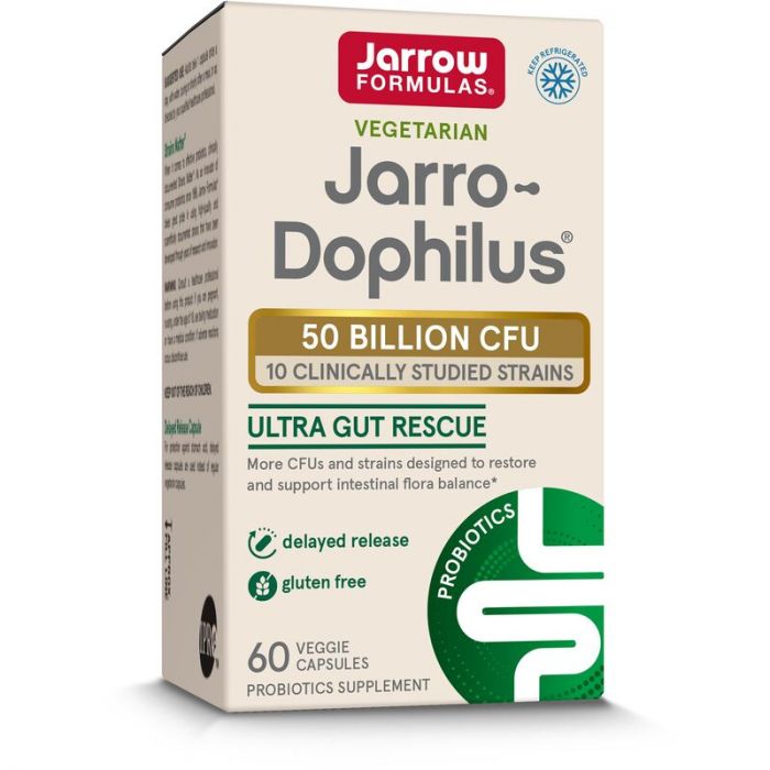 Jarro-Dophilus® Ultra Gut Rescue, 50 Billion CFU. 790011030263