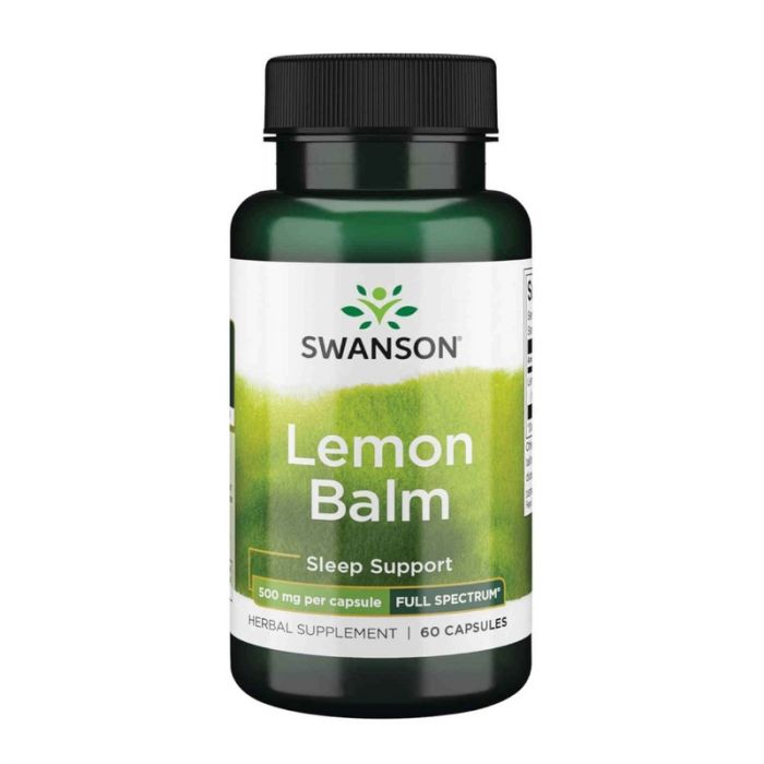 Swanson Lemon Balm 500mg. 087614111209