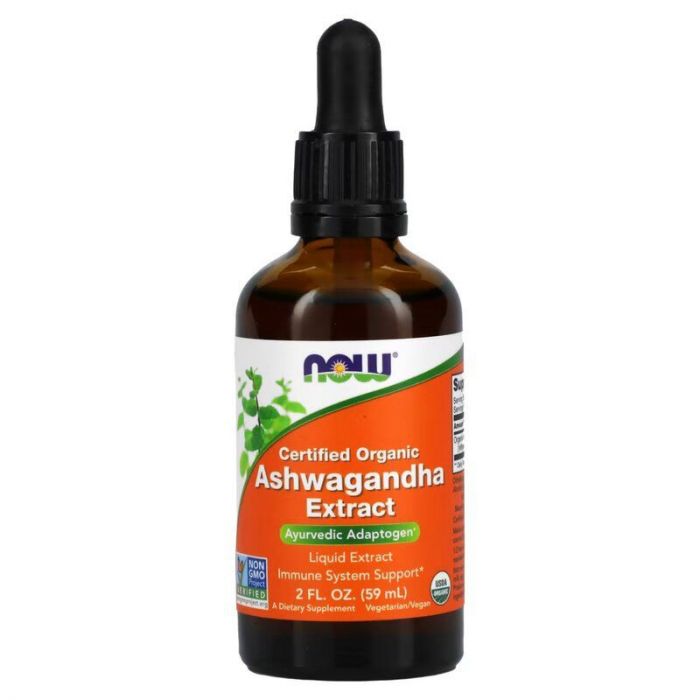 Ashwagandha Extract Liquid, Organic, Now Foods