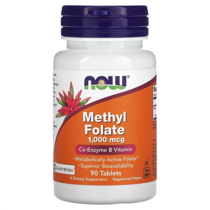 NOW Foods Methyl foliumzuur 1000 mcg. 733739004918