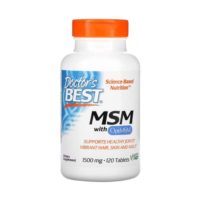 Doctor's Best MSM – OptiMSM® 120 tabletten