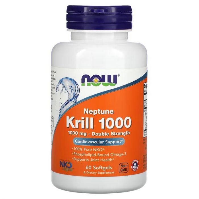 NOW Foods Krill Olie Neptunus 1000 mg. 733739016270