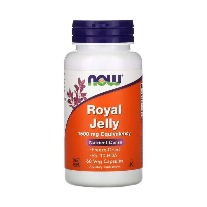 Royal Jelly, 1500mg, koninginnegelei, Now Foods