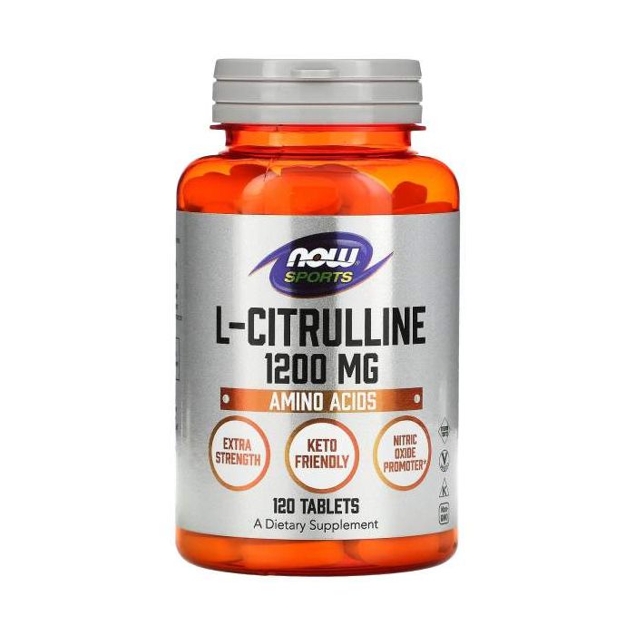 NOW Foods L-Citrulline- Extra sterk 1200 mg. 733739001160