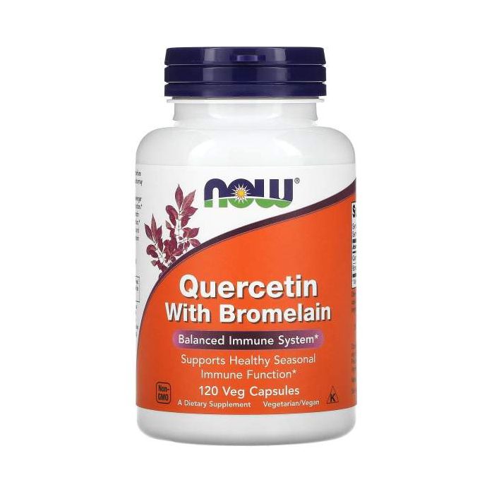 Quercetine met bromelaïne capsules | Now Foods. 733739030702