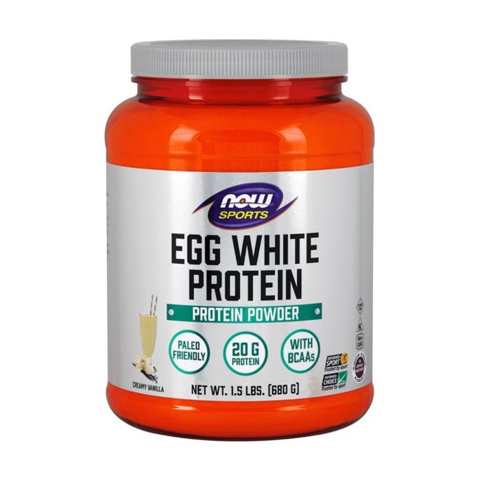 Eggwhite Protein Vanille, now foods