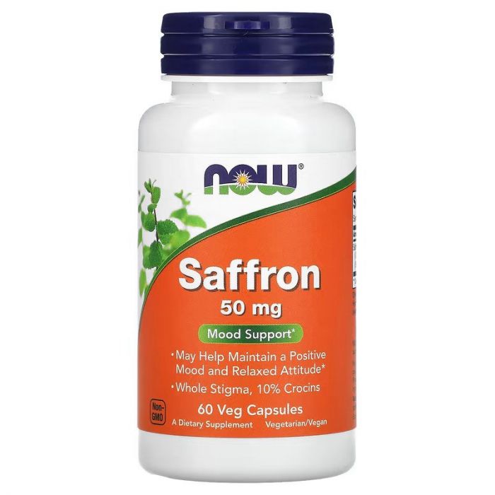 Saffron (Saffraan) Capsulesk, NOW Foods. 733739047915