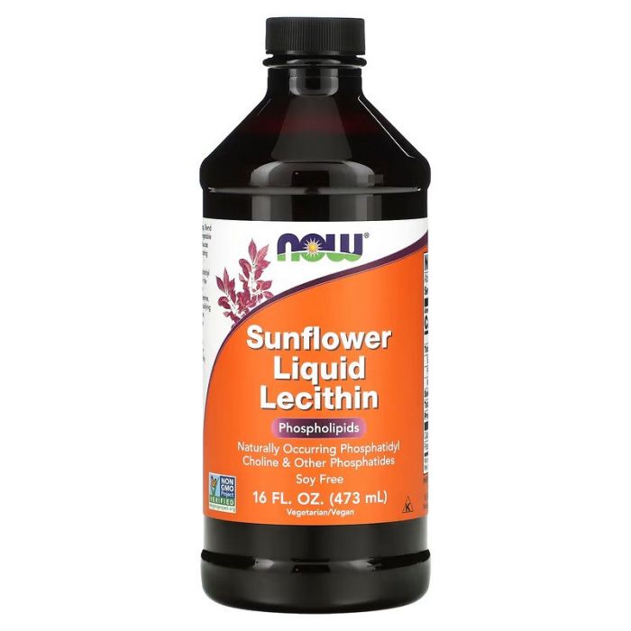 NOW Foods, Sunflower Liquid Lecithin, 16 fl oz (473 ml)