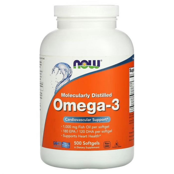 NOW Foods, Omega-3, 500 Softgels