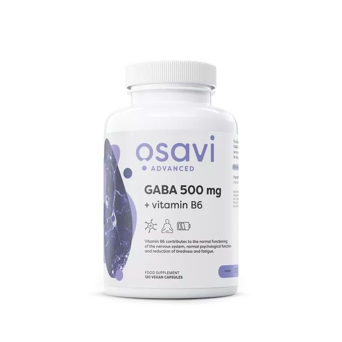 Osavi GABA 500mg + Vitamin B6 - 120 vcaps. 5904139923177