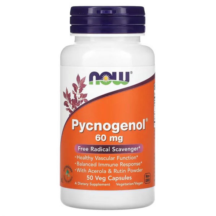 NOW Foods Pycnogenol® 60 mg - 50 Veg Capsules. 733739032775