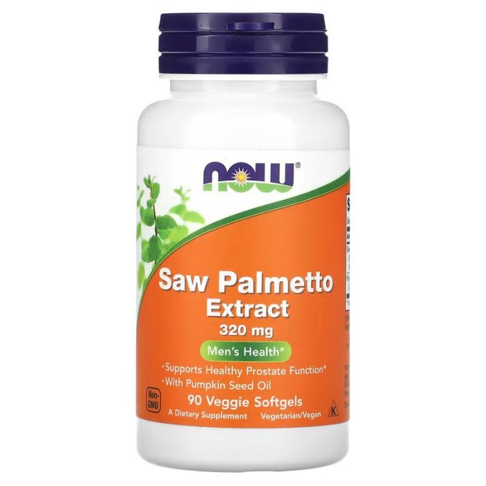 NOW Foods Saw Palmetto Extract 320 mg Veggie Softgels. 733739047564