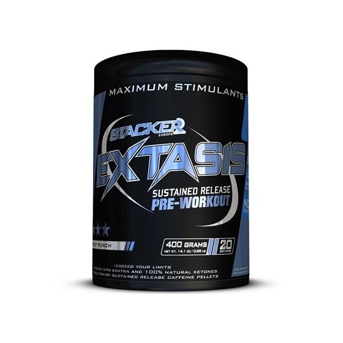 Stacker 2 Extasis - Fruit Punch [Sustained Release Pre-Workout]