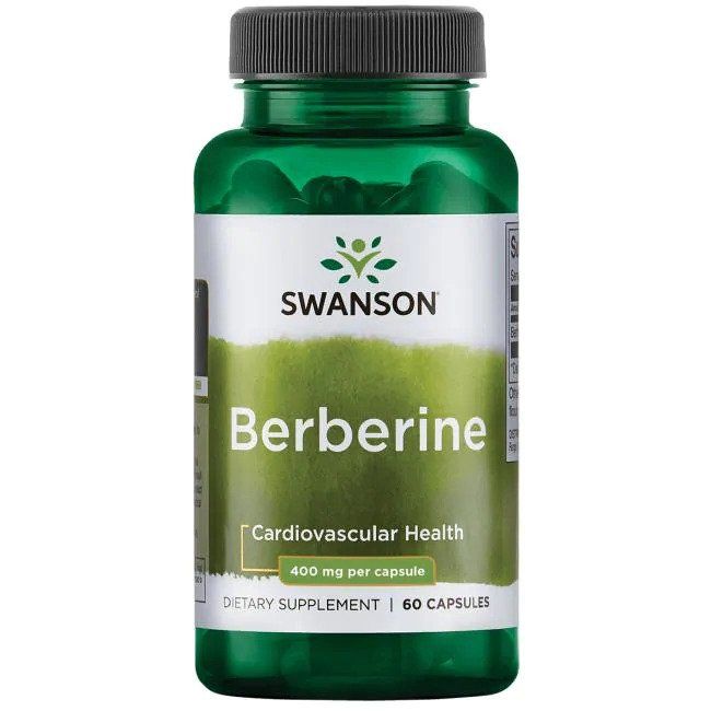 Swanson Berberine 400 mg 60 Capsules. 087614114118