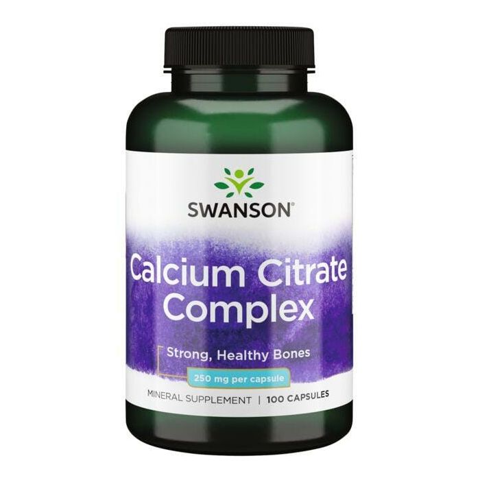 Calcium Citrate Complex 250mg 100 Caps – Swanson