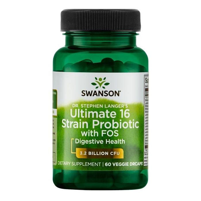 Swanson Dr. Stephen Langer's Formula. Swanson Ultimate 16 Strain Probiotic. 087614190518