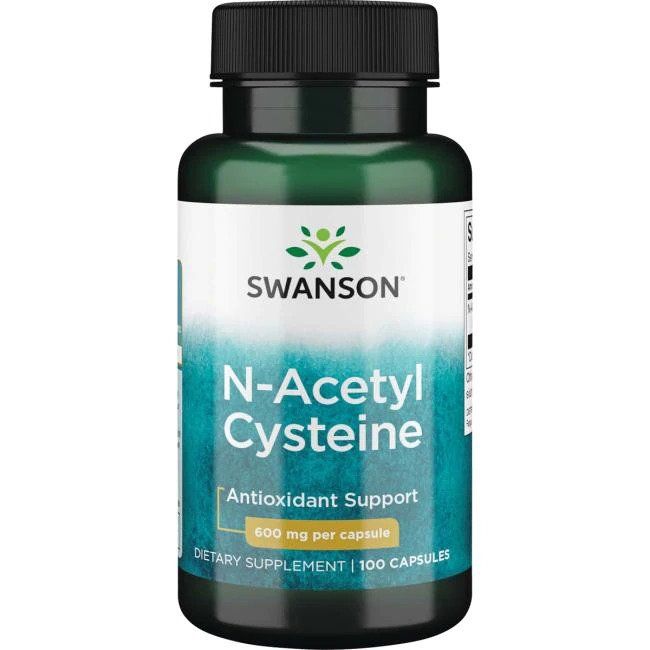 Swanson NAC N-Acetyl Cysteïne 600 mg. 087614018546