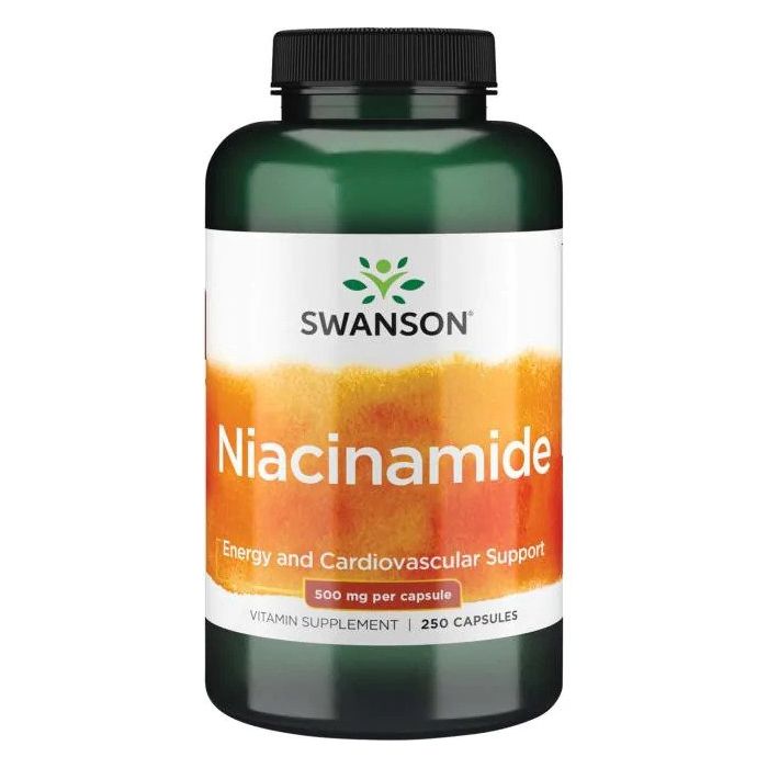 Swanson Niacinamide 500 mg - 250 Capsules. 087614010526