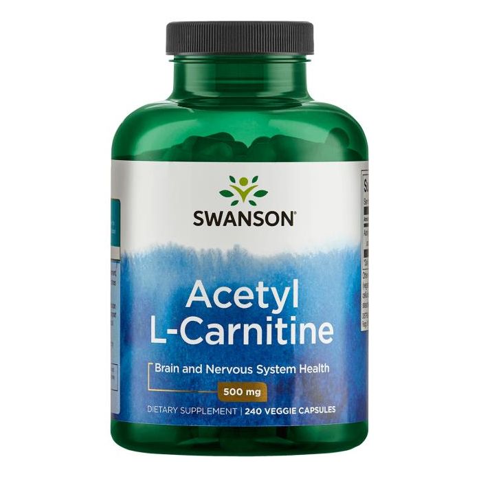 Swanson Acetyl L-Carnitine 500 Milligrams. 087614116501