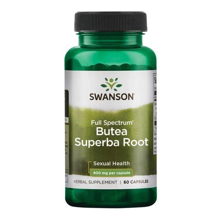 Butea Superba Wortel 400 mg, 60 capsules. 087614114231