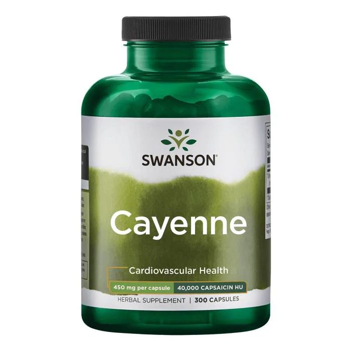 Swanson Cayenne 450 MG 300 Caps. 087614015033