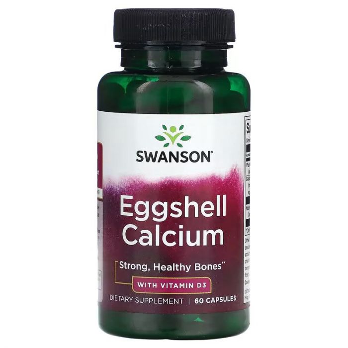 Eggshell Calcium with Vitamin D-3, Swanson