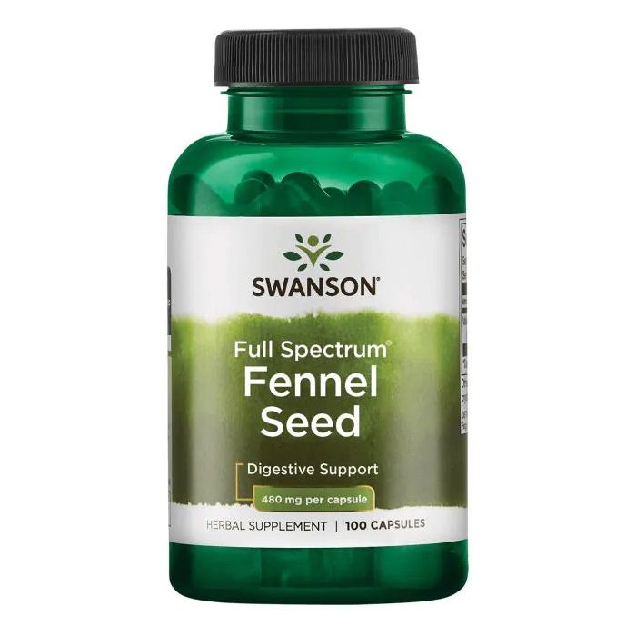 Full Spectrum Fennel Seed. De venkel capsules van Swanson absorberen gassen.