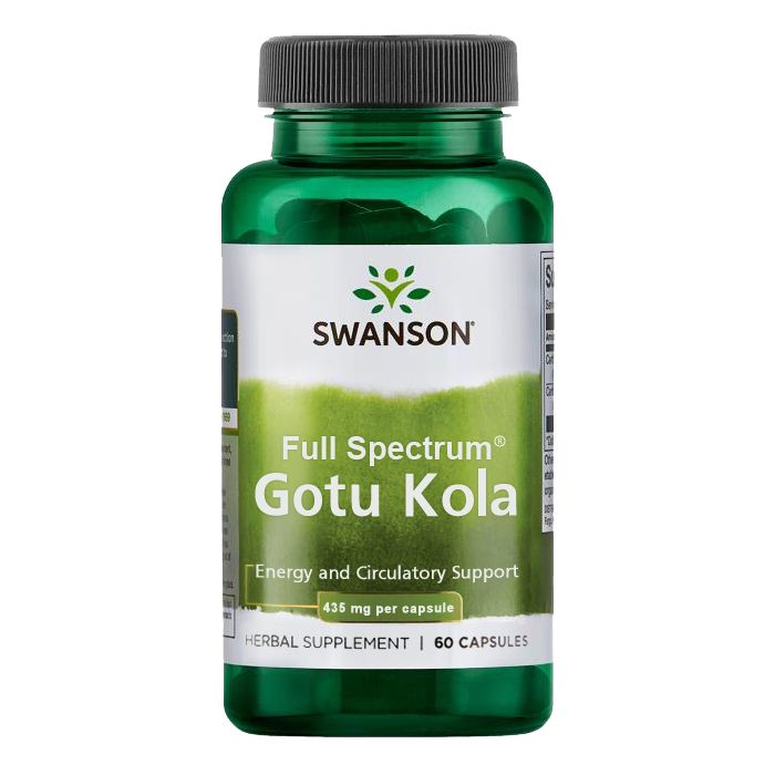 Full Spectrum Gotu Kola, Swanson. Voor betere bloedsomloop. Swanson Gotu Kola is een kruidenversterker voor de hersenen.