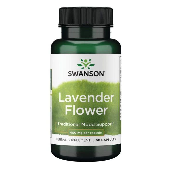 Swanson Lavender Flower, 400mg. 087614112756