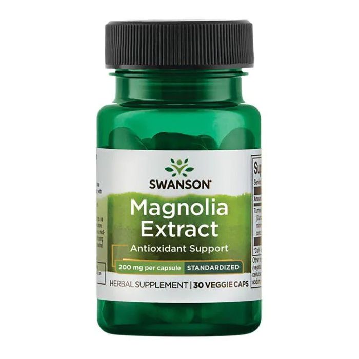 Swanson, Magnolia Extract, 200 mg , 30 Veggie Caps