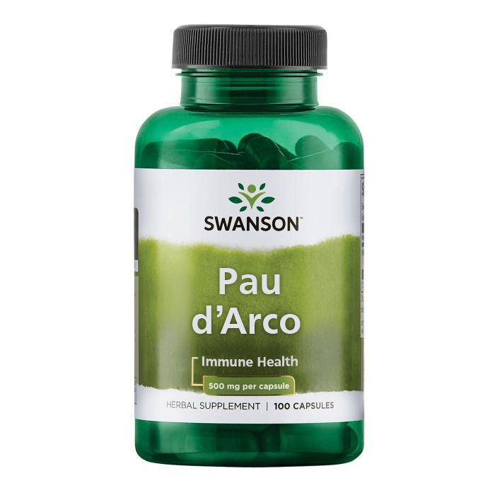 Swanson Pau d'Arco, 500mg. 087614014241