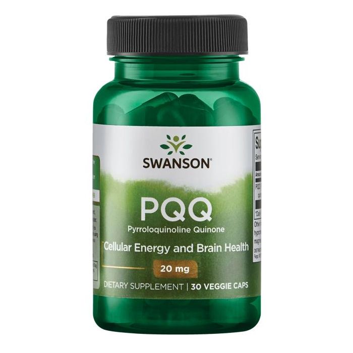 PQQ Pyrroloquinoline Quinone - 20mg, 30 veggie caps, Swanson