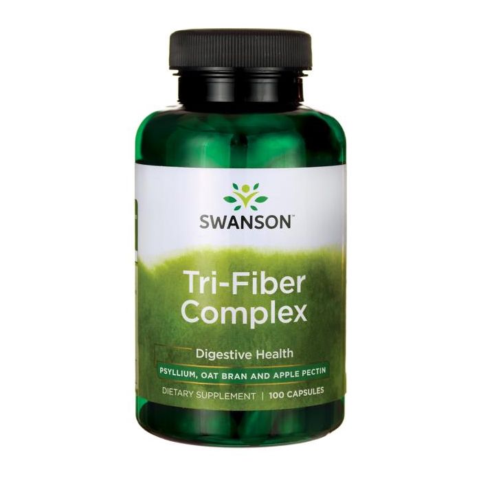 Swanson Tri-Fiber Complex - 100 Capsules. 087614019932