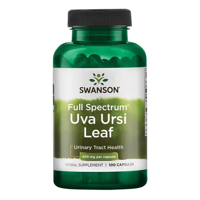 Uva Ursl Leaf 450 mg, 100 capsules. 087614019710