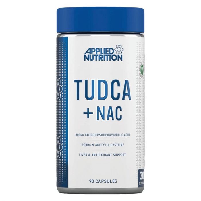 TUDCA + NAC (90 capsules) - Lever detox, Applied Nutrition. 5056555200797