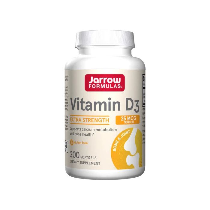 Vitamin D3 1000 IU Jarrow Formulas 200 softgels. 790011300045