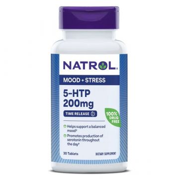 Natrol 5-HTP 200 mg Time Release, 30 tablets, 047469051723