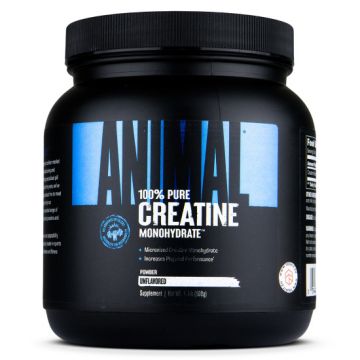 Universal Nutrition, Animal Micronized Creatine, Monohydrate Powder, Unflavored, 1.1 lb (500 g)