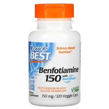 Doctor's Best Benfotiamine 150 with BenfoPure. 753950001299