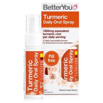 turmeric daily oral spray, betteryou