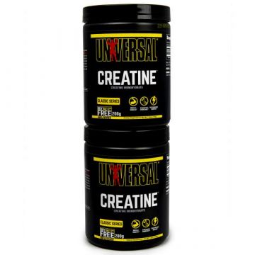 creatine 200g + 200g gratis, universal nutrition