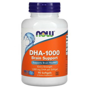 Now Foods DHA-1000 Brain Support, 733739016140. 1000 mg DHA